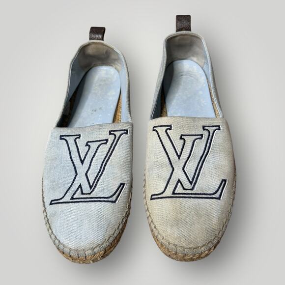 LOUIS VUITTON Men’s Espadrilles sz 8 - Picture 2 of 13